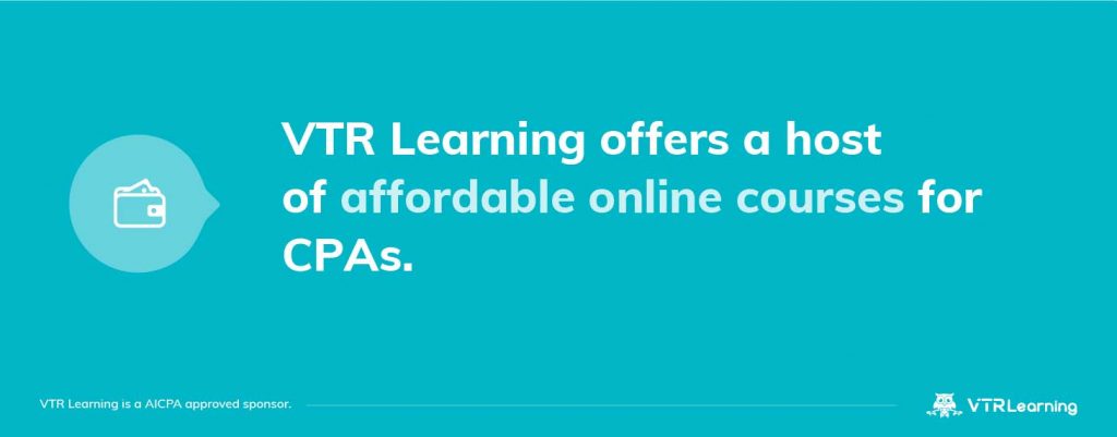 Quote about VTR Learning's cheap CPA CPE courses