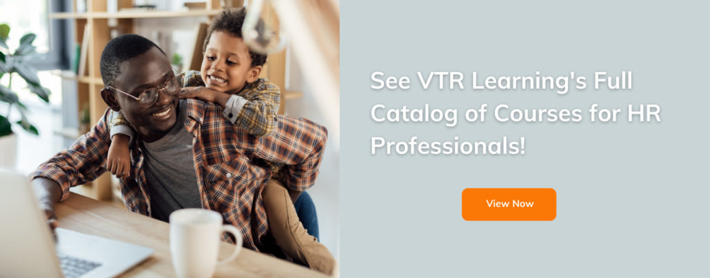 CTA with picture of a man and child smiling as the older works on a laptop