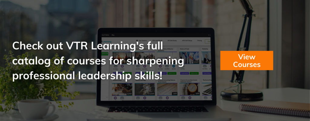 Call to action overlaying an image of a computer screen with VTR Learning's shop displaying